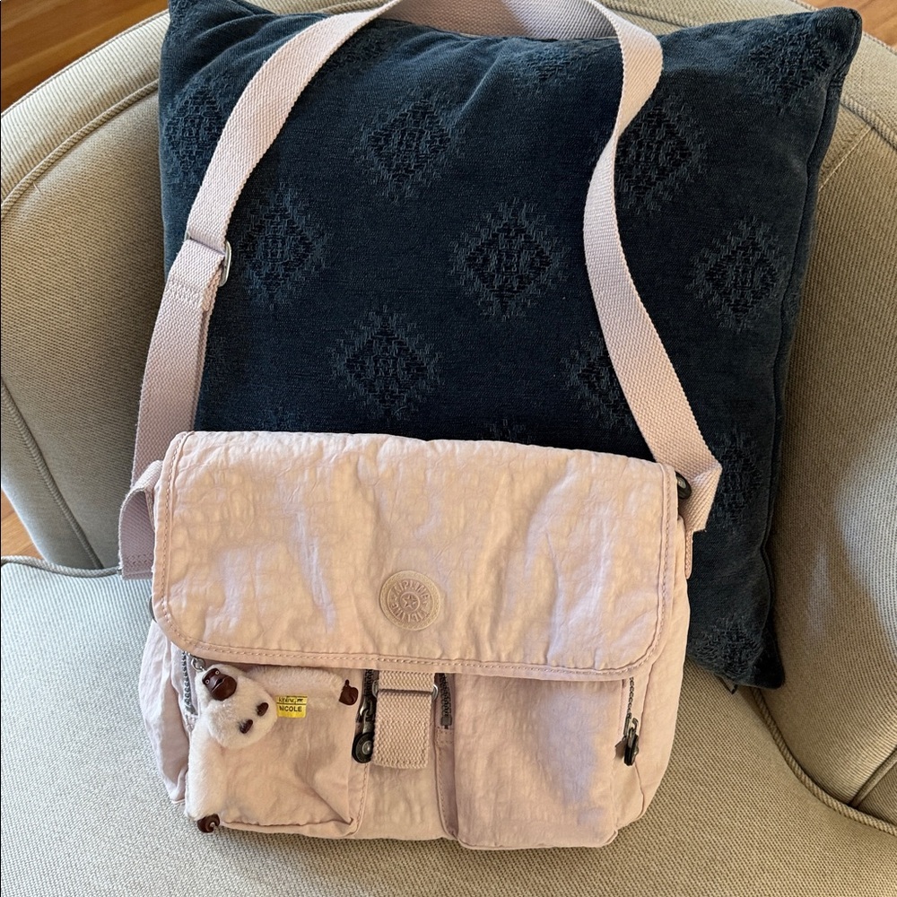 Kipling New Rita  Pink Crossbody Womens Shoulder Bag Hiking Travel Bag
